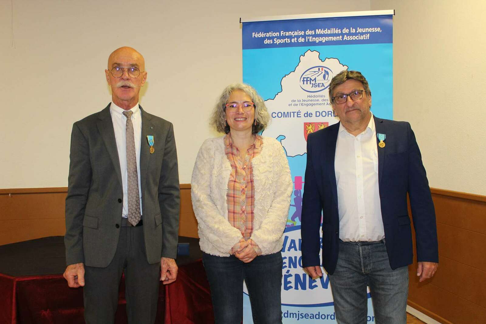 Boulazac : remise de médaille ministérielle à M. Jean-François BRIAND