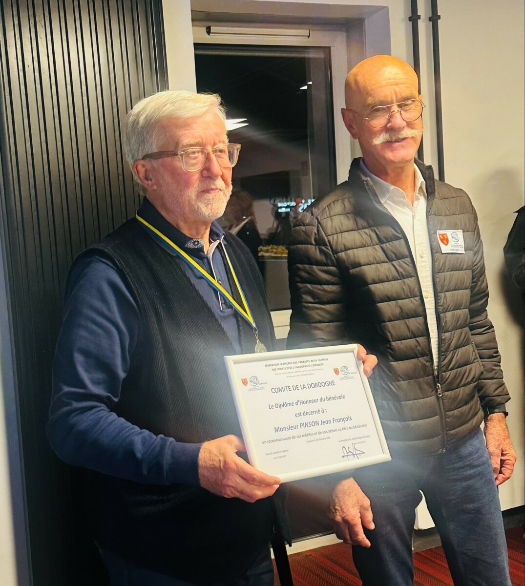 Boulazac : Mise à l'honneur d'un bénévole