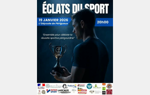 Périgueux : Cérémonie des Eclats du Sport 2025