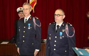 Siorac en Périgord : remise médailles de l'Ordre National du Mérite