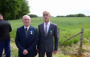 Saint Martin de Fressengeas : Remise de médaille à M. Christian BERTRAND
