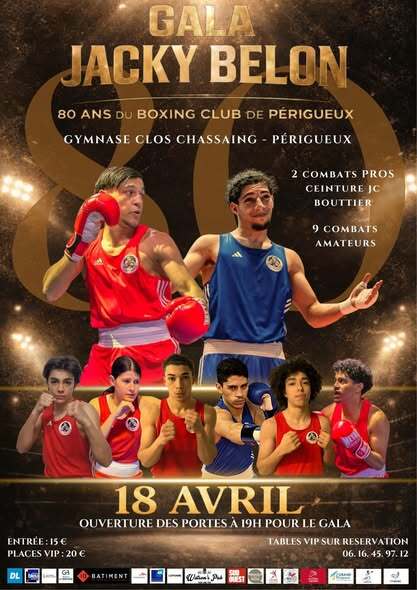 Gala de Boxe Boxing club périgourdin :