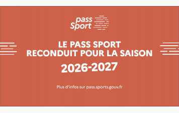 Le Dispositif Pass sport pour 2026/2027 reconduit