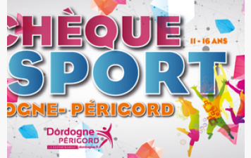 "Chèque-sport Dordogne-Périgord" : un coup de pouce financier