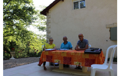 Réunion du bureau à Saint Germain du Salembre