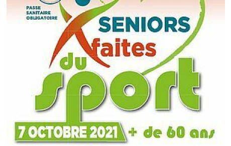 Seniors, faites du sport : Jeudi 7 octobre 2021