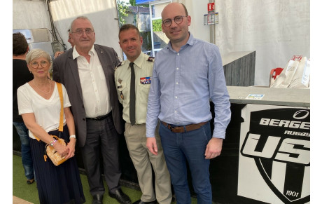 Bergerac : Rencontre officielle avec l'équipe de France militaire de rugby