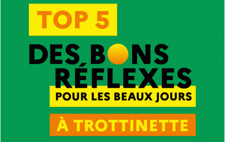 À vélo, à trottinette, en voiture : les bons réflexes pour les beaux jours 