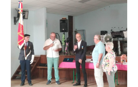 Parcoul-Chenaud : Une médaille pour Jean-Yves MALLET 