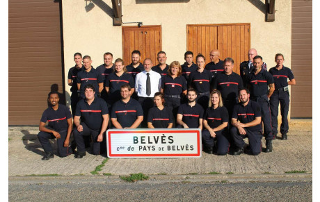 Belvès : Cérémonie annuelle centre de secours principal